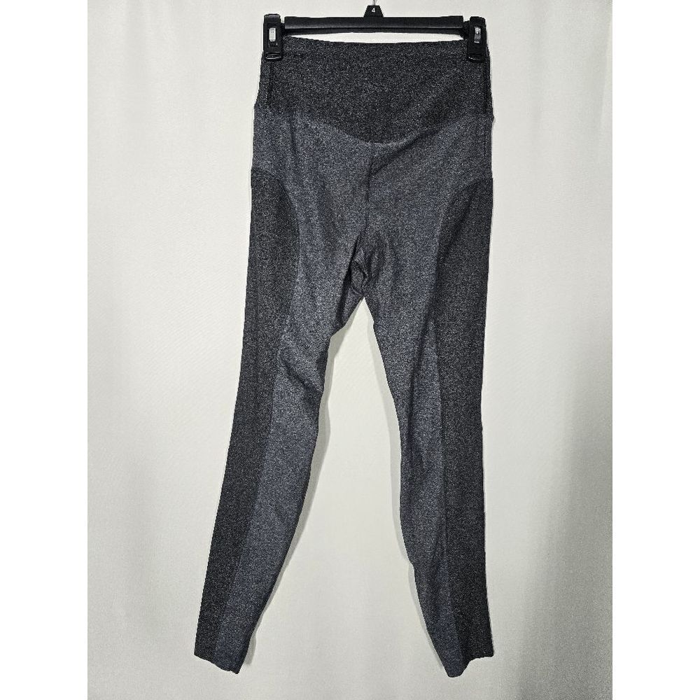 Nike Womens Power Studio SCULPT HYPER Gray Color-Block Train Tights 933430 Small
